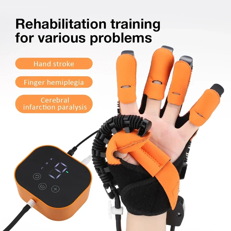 3‑i‑1 elektrischer Rehabilitationshandschuh zur Rehabilitation nach Schlaganfall und Handtherapie – Soren