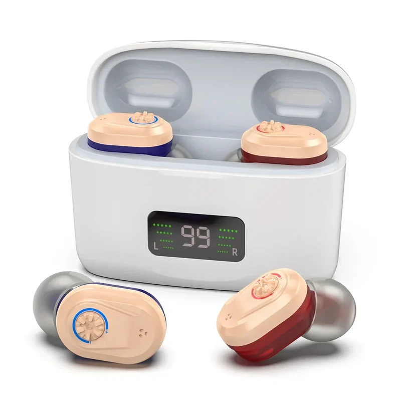 Kabelloses Mini-Hörgerät mit Geräuschunterdrückung – HearMax