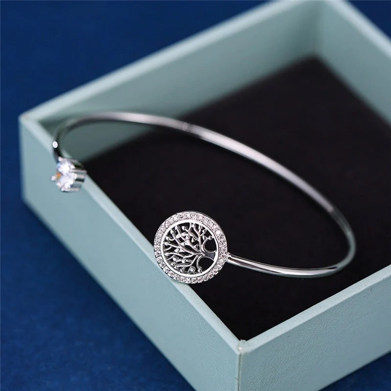 Klassisches verstellbares Armband mit dem Baum des Lebens – Gaia