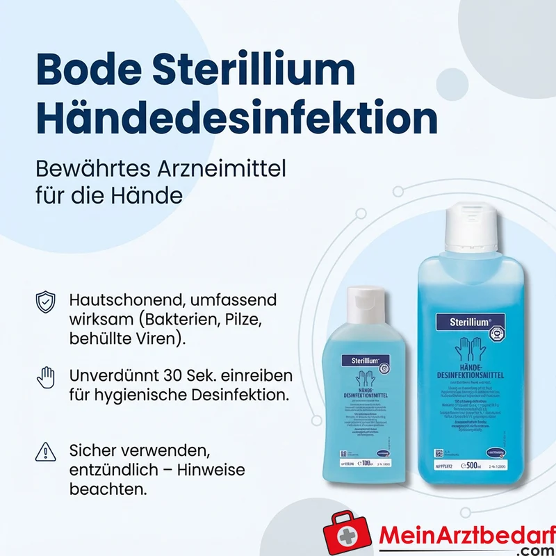 Bode Sterillium Händedesinfektion Lösung 500 ml hautschonend