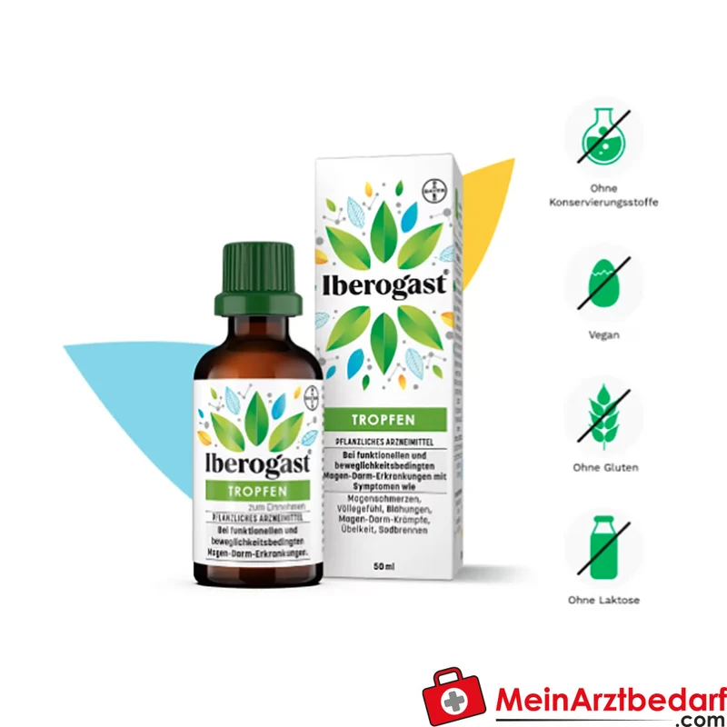 Bayer Iberogast® Flüssigkeit zum Einnehmen 100 ml – pflanzliches Mittel bei Magen-Darm-Beschwerden