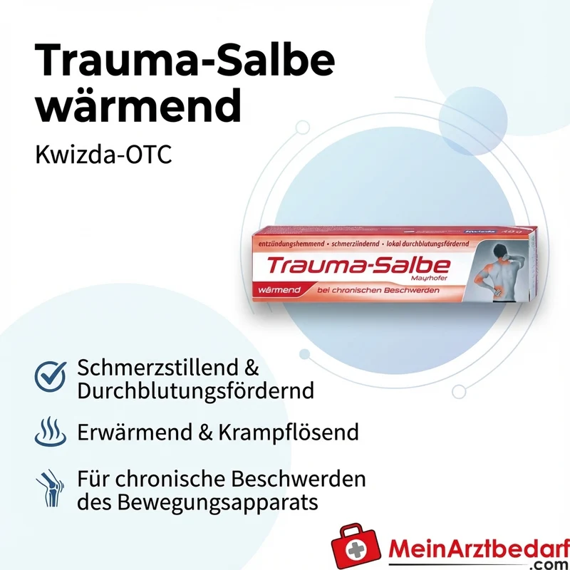 Kwizda-OTC Trauma-Salbe wärmend 500 g für Muskel- und Gelenkschmerzen