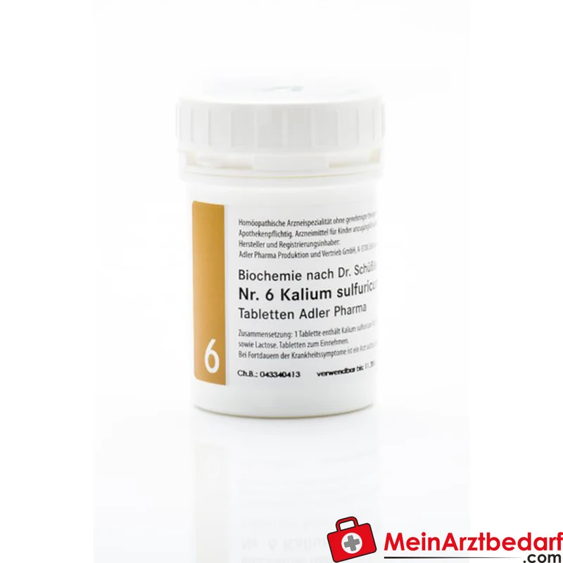 Adler Pharma Schüßler-Salz Nr. 6 D6 Tabletten 250 g