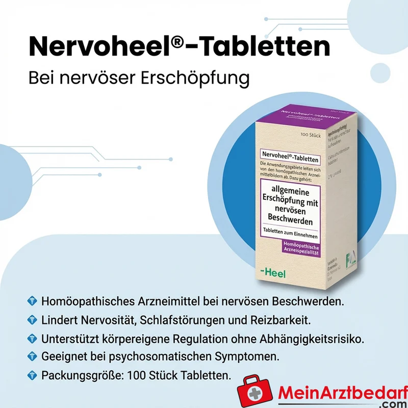 Nervoheel Tabletten 100 St. bei nervöser Erschöpfung