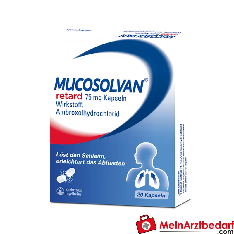 Mucosolvan Retard 75 mg Kapseln 10 Stück schleimlösend 1x täglich