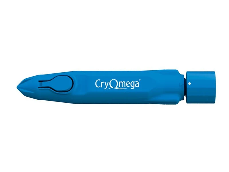 CryOmega, Cryotherapie met 16 gram cartridge, alternatief voor stikstof