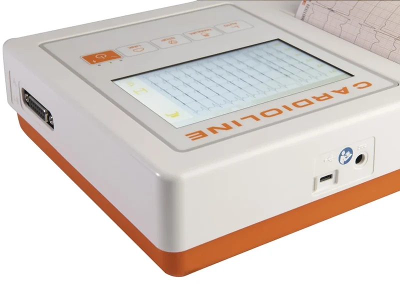 Cardioline 100L - 5 inch touch screen 3-6-12 kanaals ECG + Glasgow interpretatie