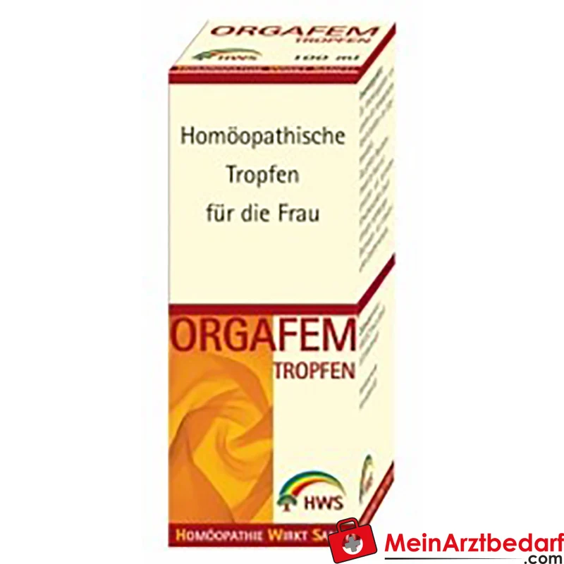 HWS Orgafem Tropfen 100ml, Homöopathikum bei klimakterischen Beschwerden