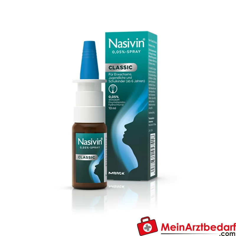 Nasivin Classic Nasenspray 0,05% Oxymetazolin 10 ml