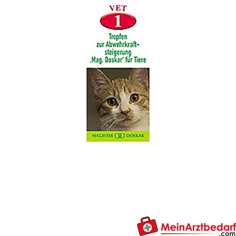 Doskar VET Abwehrtropfen 50 ml Homöopathie für Pferd Rind Hund Katze