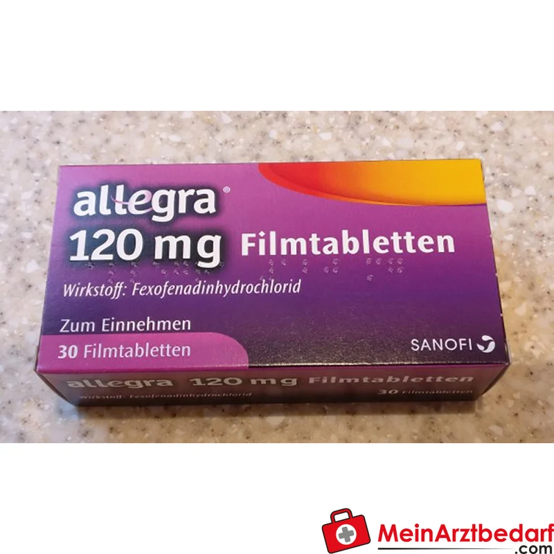 Sanofi Allegra Filmtabletten 120 mg Fexofenadin 10 Stück, Allergie (Heuschnupfen)