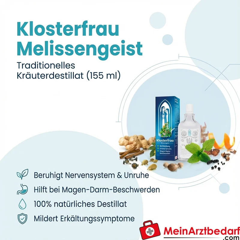 Klosterfrau Melissengeist 155 ml Kräuterdestillat bei innerer Unruhe