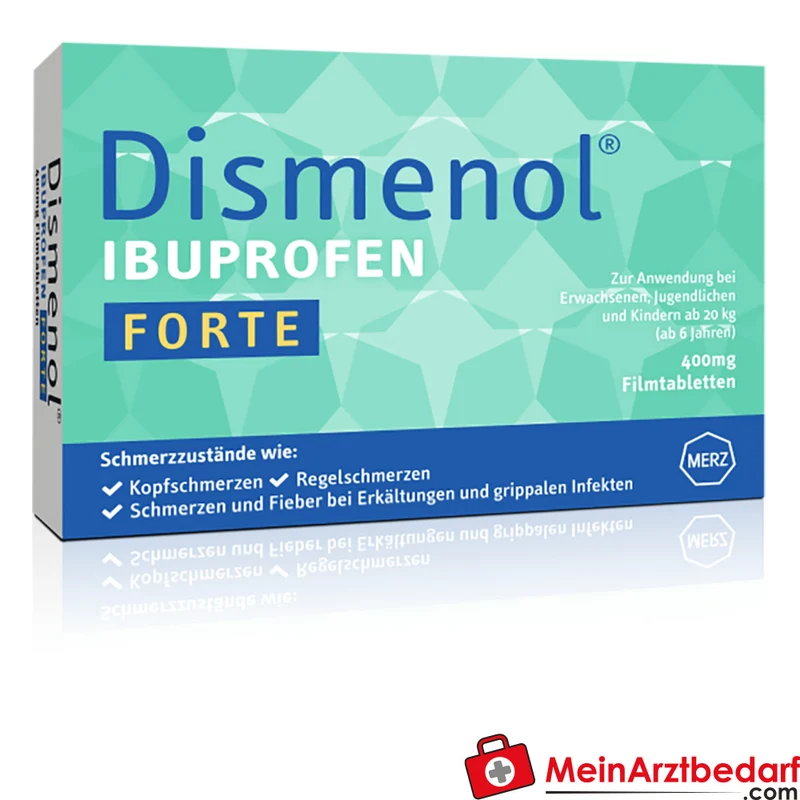 Merz Dismenol forte 400 mg Ibuprofen Filmtabletten 20 Stk Schmerzmittel