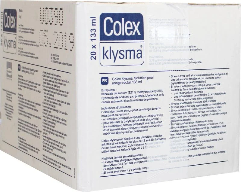 Colex klysma 133 ml 20 stuks