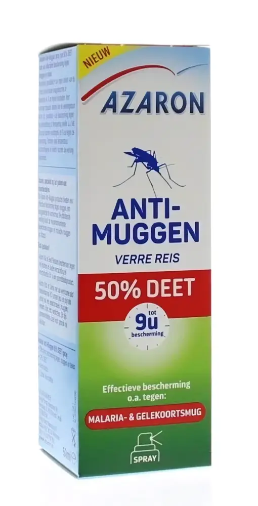 Azaron Anti muggen 50% deet spray - 50 ml