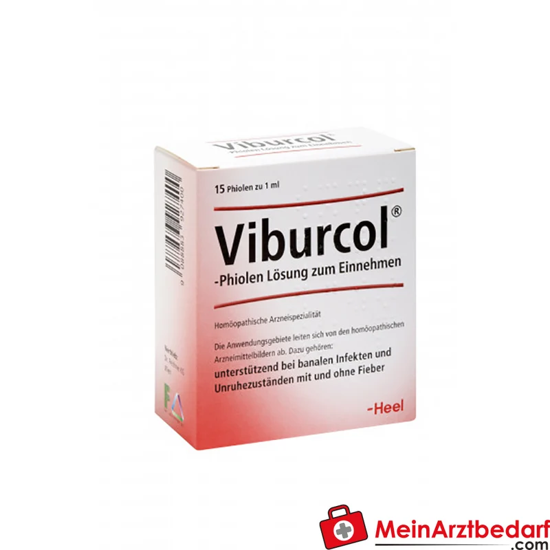 Viburcol Phiolen 15 St. Homöopathie bei Unruhe und Fieber, ab Geburt