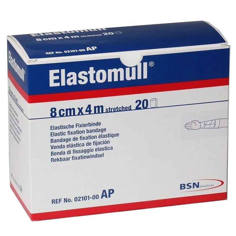 Elastomull 4 m x 8 cm - 20 stuks