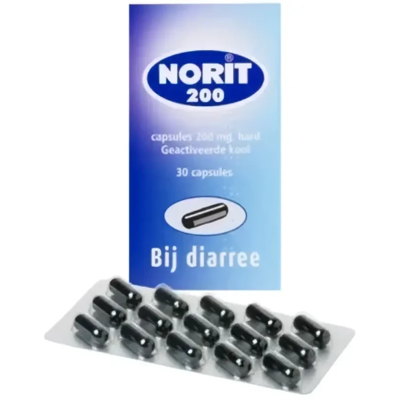 Norit Capsules 200 mg 30 stuks