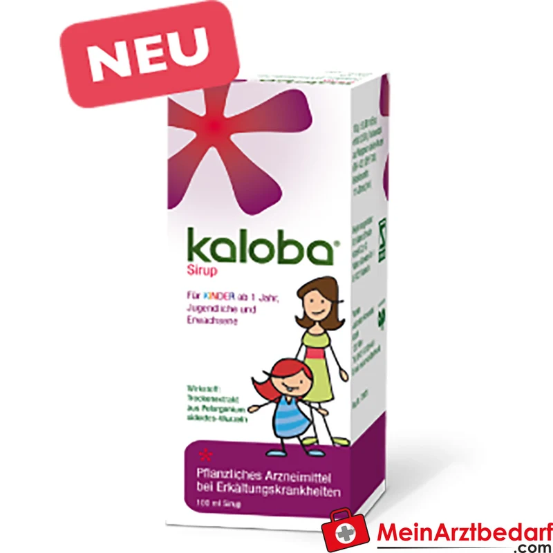 Kaloba Sirup 100 ml pflanzliches Erkältungsmittel Pelargonium Schwabe