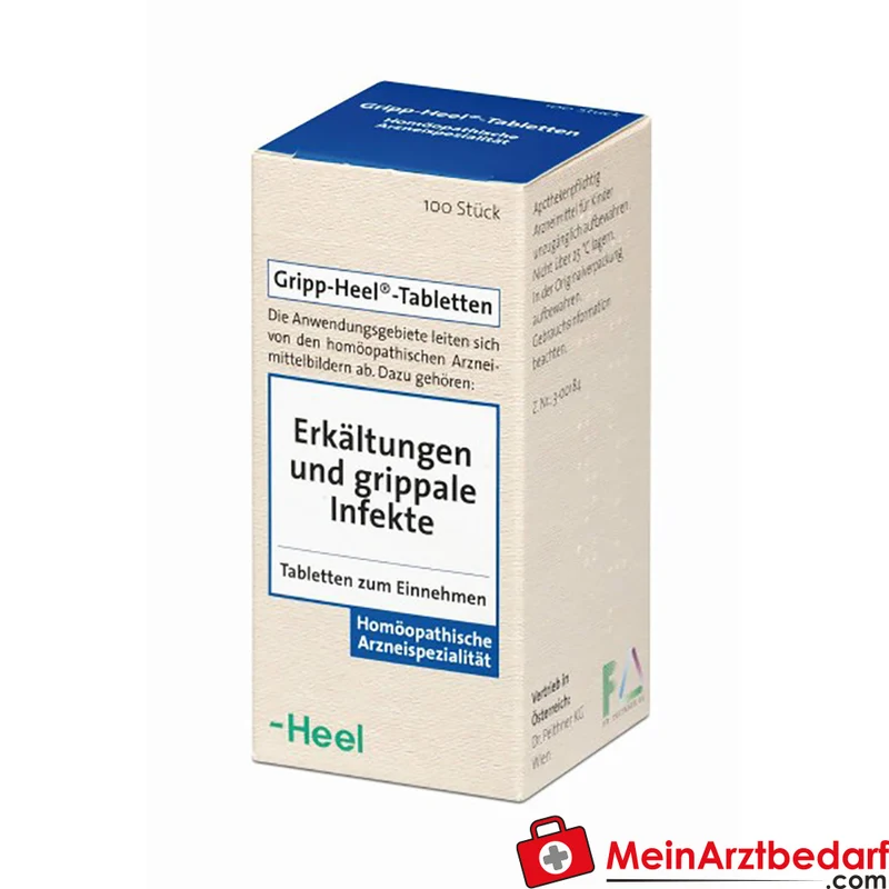 PEI01 Gripp-Heel Tabletten 100 St. homöopathisches Arzneimittel bei Erkältungen