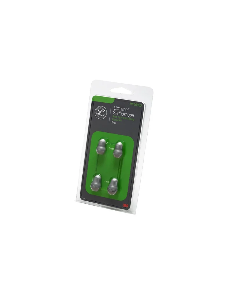 Littmann SnapOn oordopjes soft grijs, groot en klein, 40001, kit