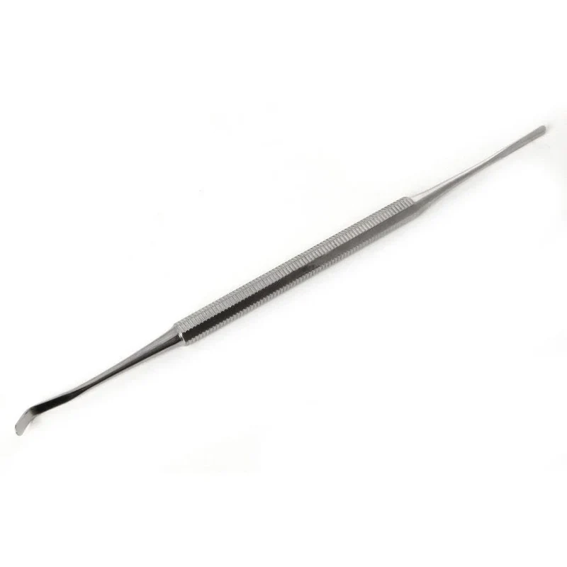 Nagelheffer - 15cm - rechte en geboden zijde - RVS