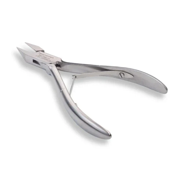 Hoektang recht extra gehard RVS - 13 cm