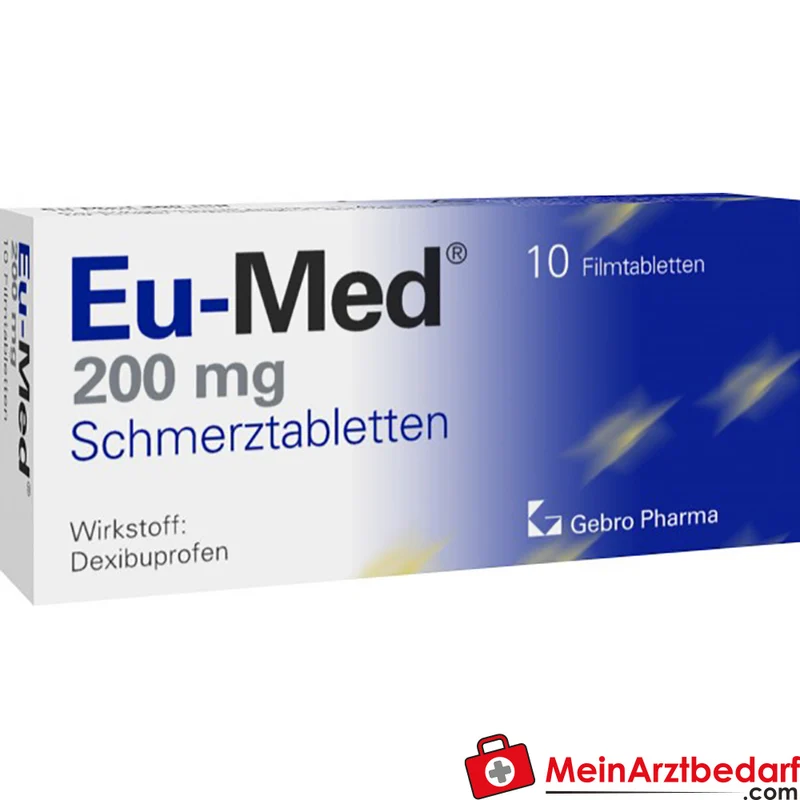 Eu-Med® Dexibuprofen 200 mg Schmerztabletten, 30 Stk.