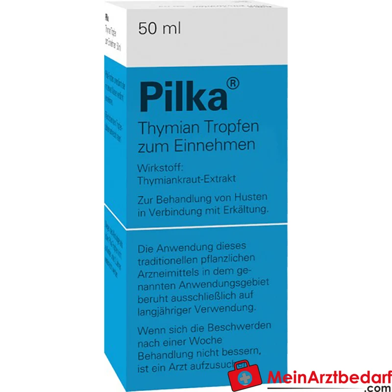 Pilka Thymian Tropfen 50 ml pflanzliches Hustenmittel, schleimlösend