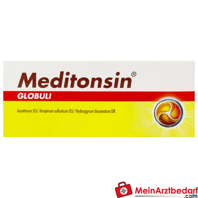 Meditonsin Globuli 8 g Homöopathisches Arzneimittel bei Erkältungen