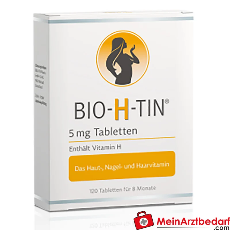 BIO-H-TIN Tabletten 25 mg Biotin (Vitamin H) 28 Stk für Haar & Nägel