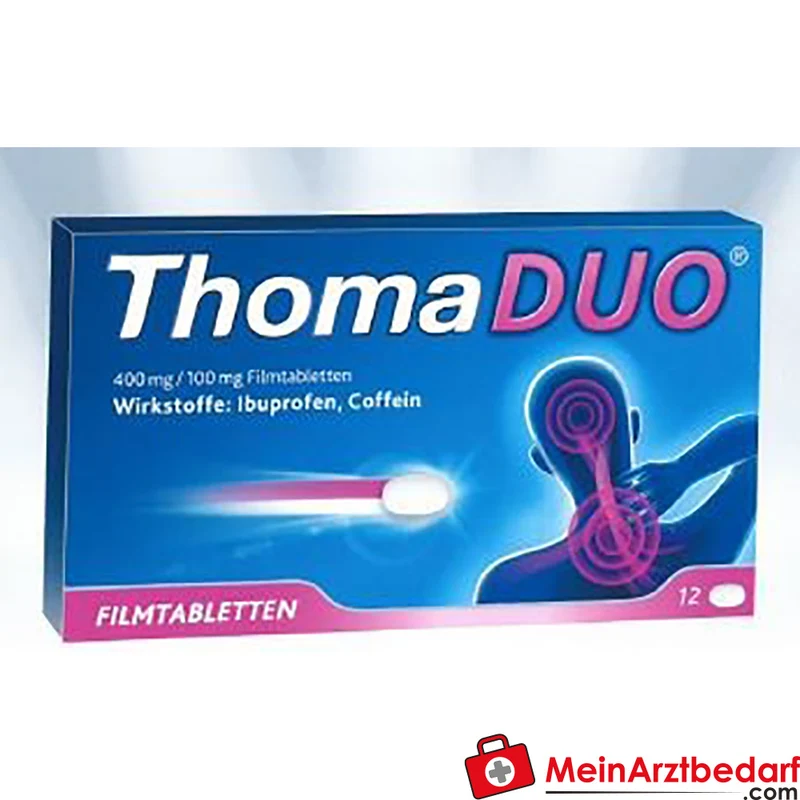 Thomapyrin Thomaduo Filmtabletten 400 mg Ibuprofen/100 mg Coffein, 24 Stk