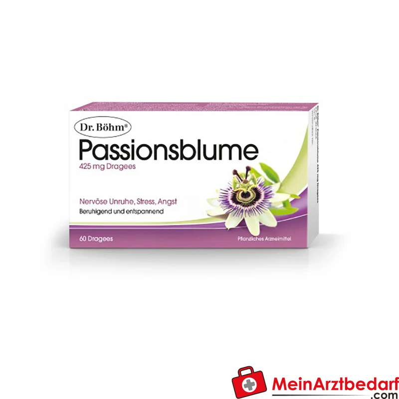 Dr. Böhm Passionsblume 425 mg Dragees 60 St. Beruhigung Schlafhilfe