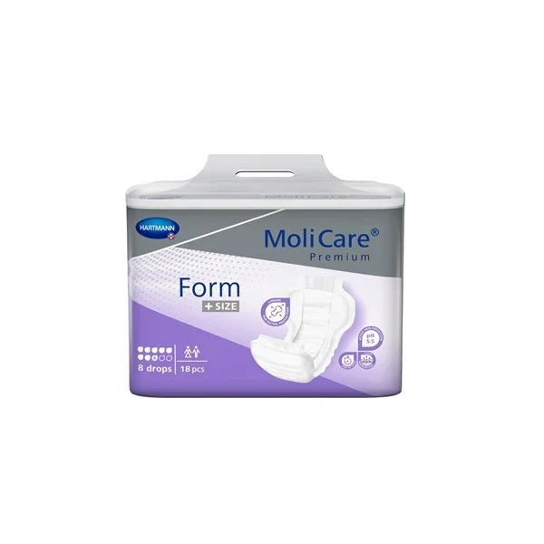 MoliCare Premium Form +SIZE 8 druppels - 18 stuks
