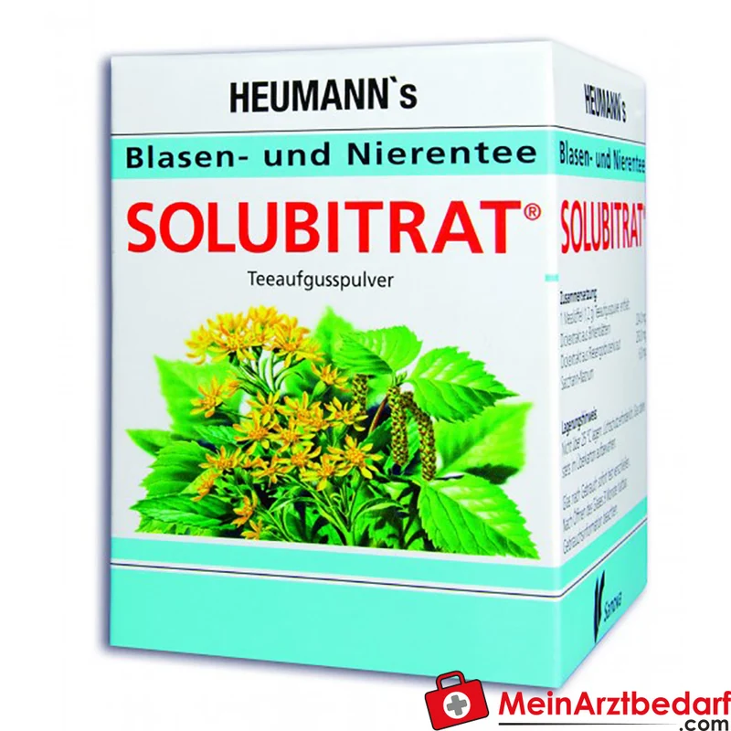 Heumanns Solubitrat Blasen- und Nierentee 30 g pflanzliches Arzneimittel zur Durchspülungstherapie