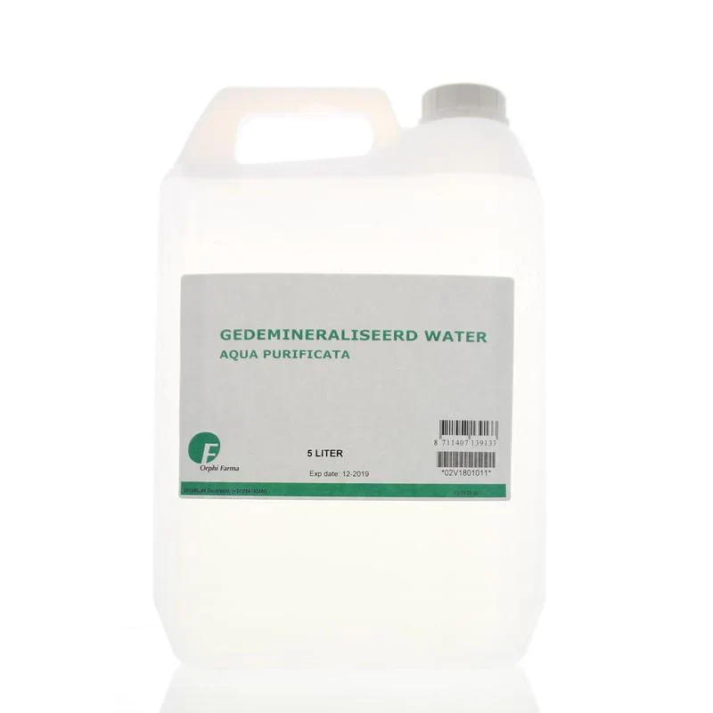 Water - Gedemineraliseerd - 10 liter - Apotheker Gecontroleerd, Kwaliteitswater van Orphi Farma