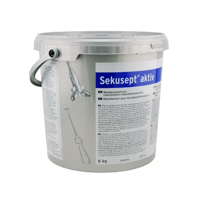 Sekusept aktiv desinfecterend poeder instrumentendesinfectie 6 kg