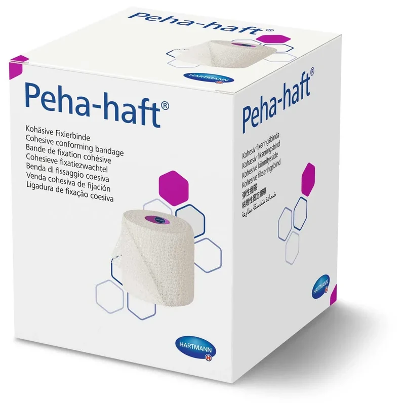 Peha haft cohesief fixatiewindsel latexvrij 4 x 8 cm 932443