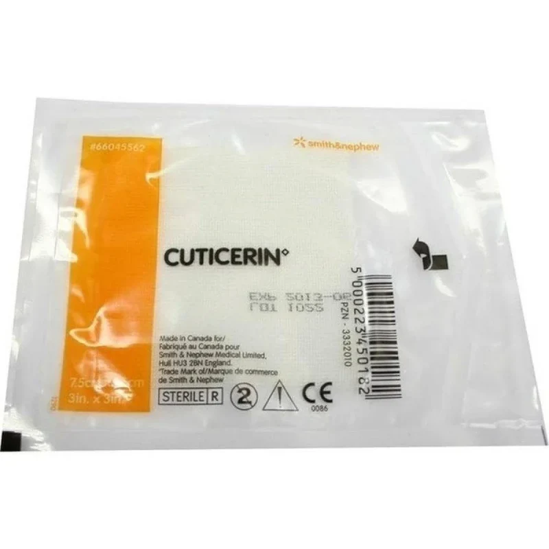 Cuticerin 7,5 x 7,5 cm 10 zalfgazen