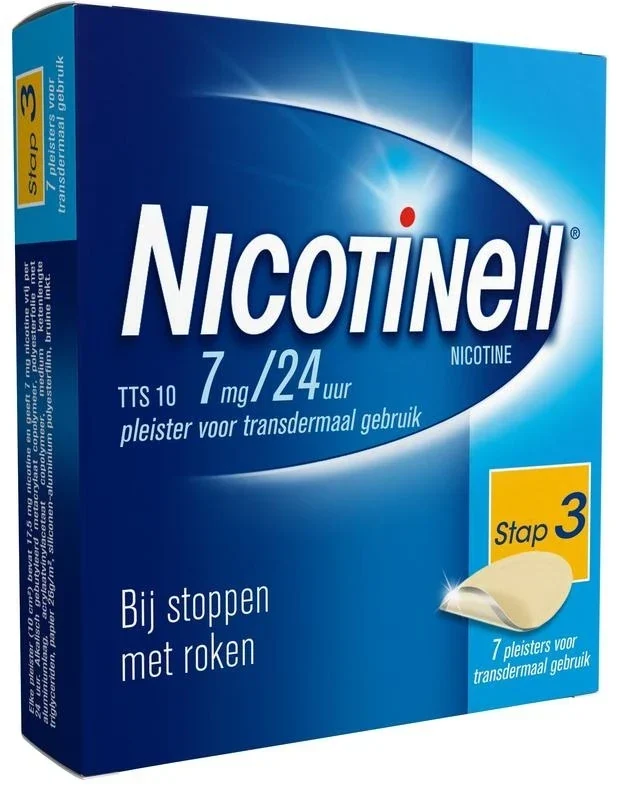 Nicotinell TTS10 7 mg pleisters 7 stuks
