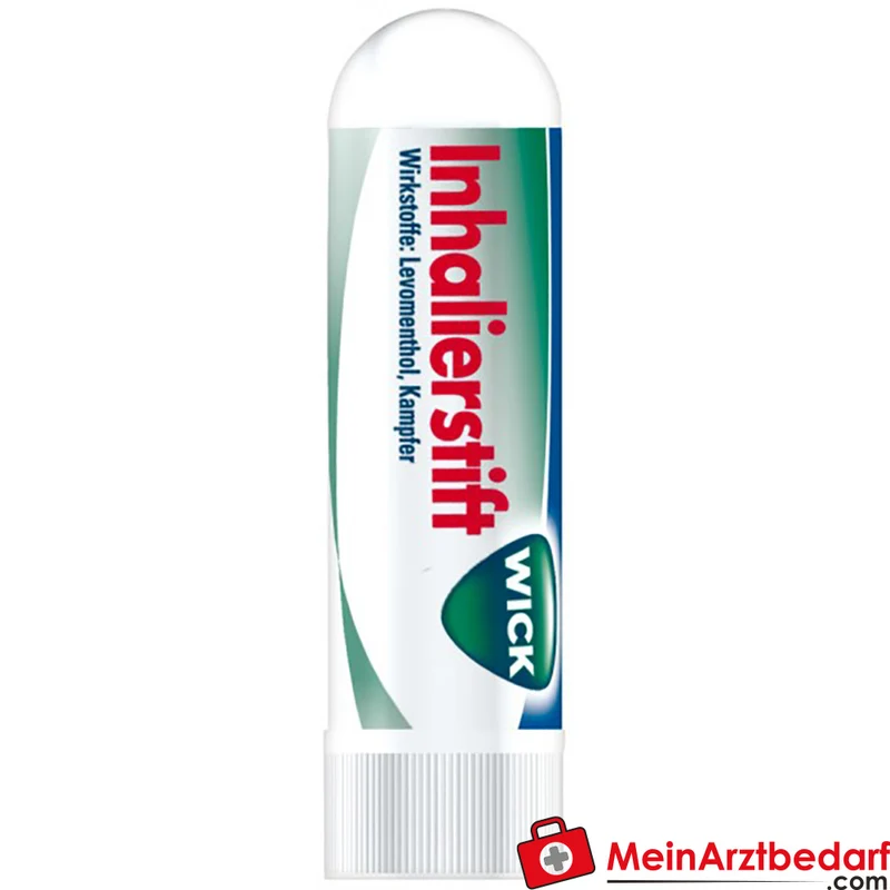 Wick Inhalierstift 1 St. - Campher & Levomenthol, erleichtert Nasenatmung, praktisch für unterwegs