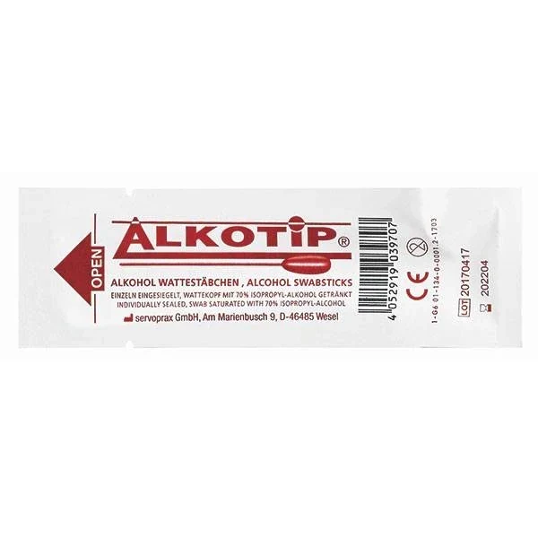 Alkotip Alcohol-wattenstaafjes met een grote katoenen tip - 50 stuks