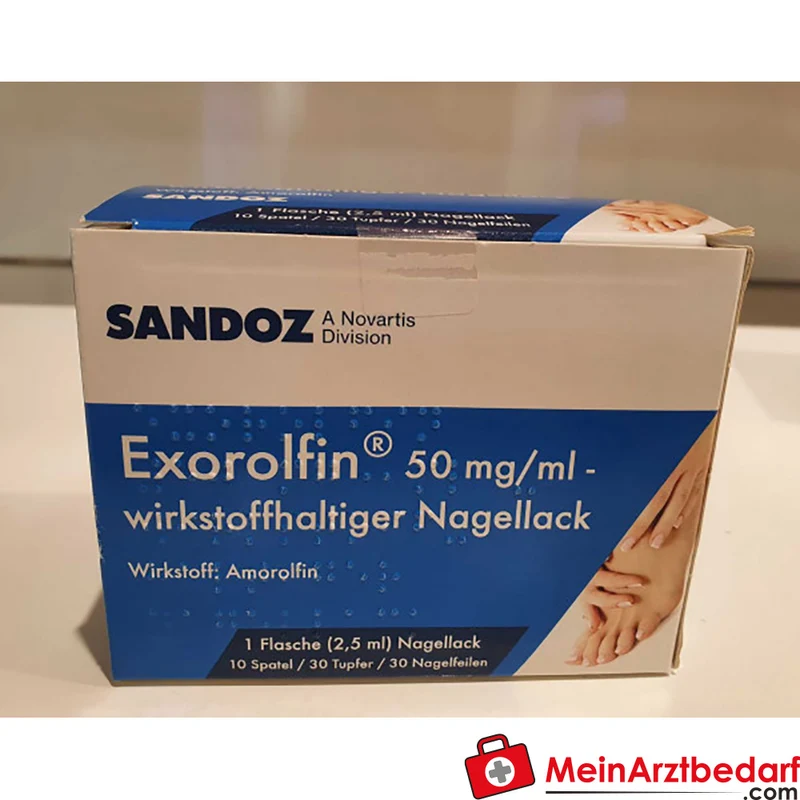SAN15 Exorolfin Nagellack 2 ml Amorolfin, topisches Antimykotikum gegen Nagelpilz