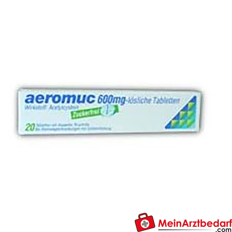 Aeromuc AST07 Acetylcystein 600 mg lösliche Tabletten, 10 St.