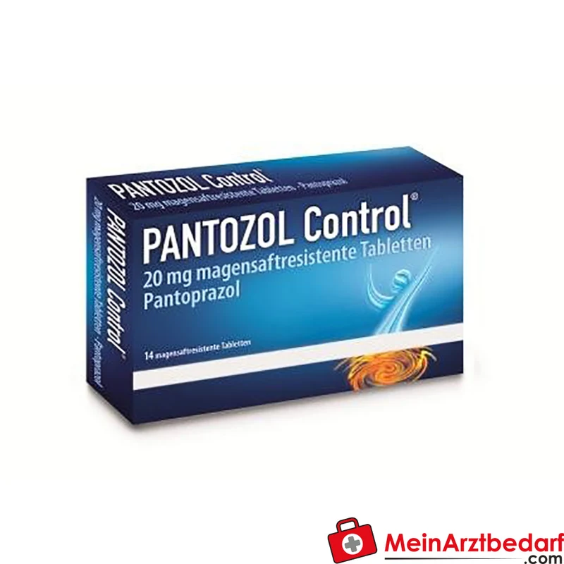 PANTOZOL Control 20 mg Tabletten 7 St. – Pantoprazol gegen Reflux/Sodbrennen
