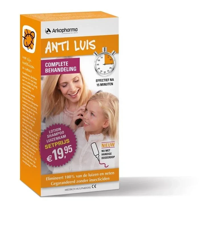 Anti Luis Lotion/shampoo/kam compleet