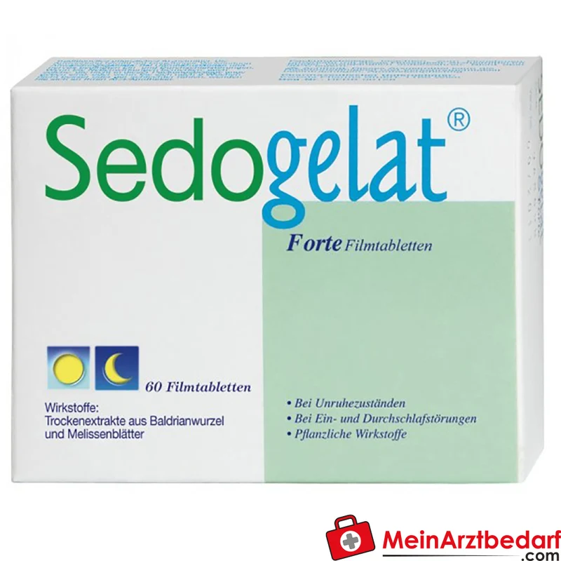 Kwizda-OTC SEDOGELAT Forte Filmtabletten 60 - Baldrian und Melisse