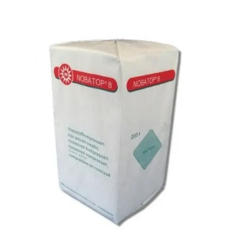 Nobatop non woven kompres 8/4 5x5cm, 200 stuks, 854005