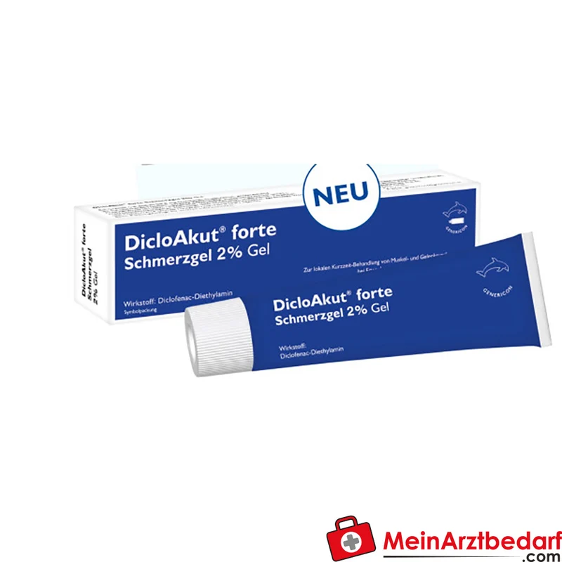 Genericon DicloAkut forte Schmerzgel 2% (Diclofenac) 180 g