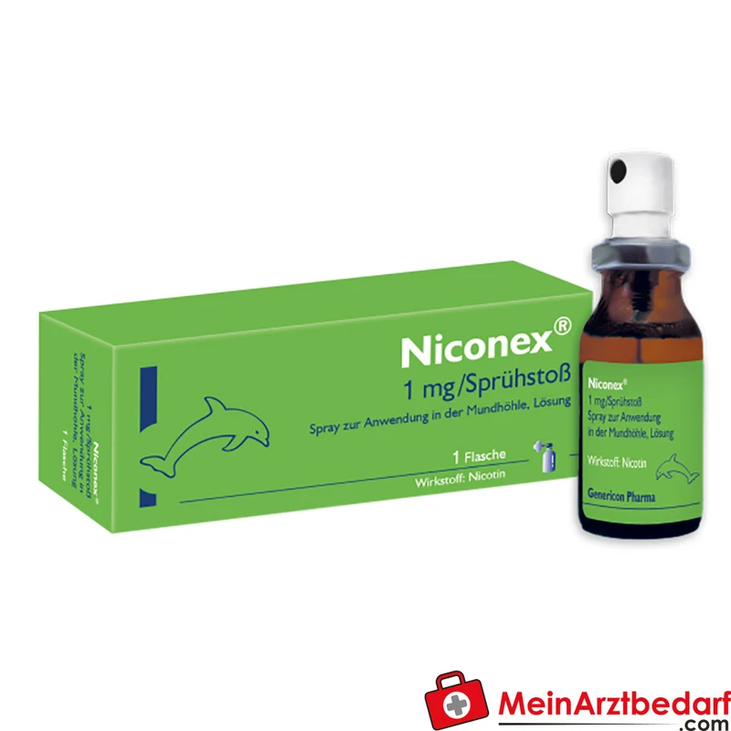 Niconex Spray 1 mg/Sprühstoß Nikotinersatz zur Raucherentwöhnung 2 St